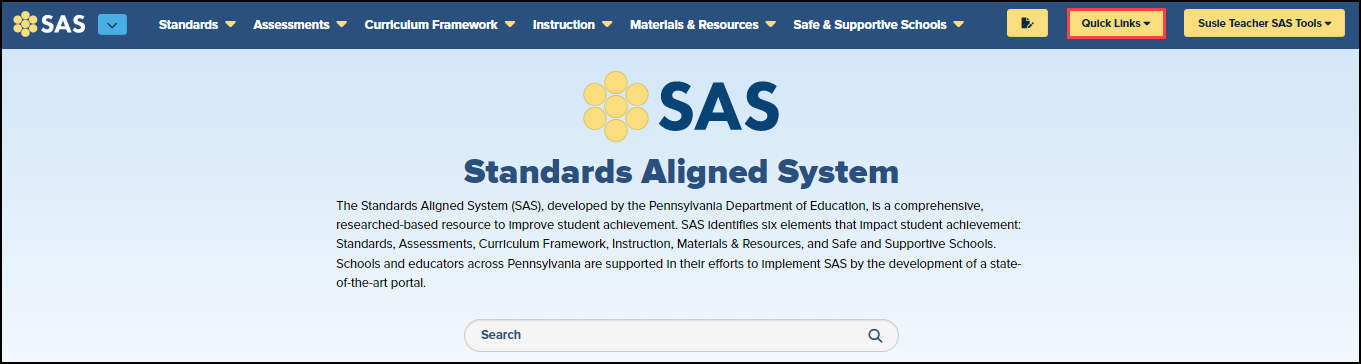 quick-links-sas-help-desk