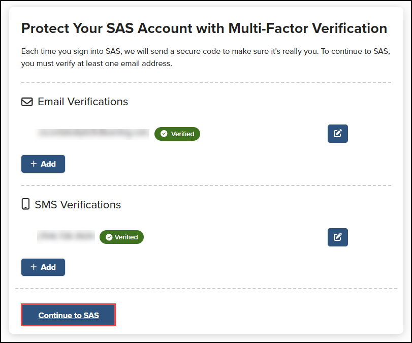 Multi-Factor Authentication (MFA) - Set Up – SAS Help Desk