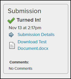 submission confirmation
