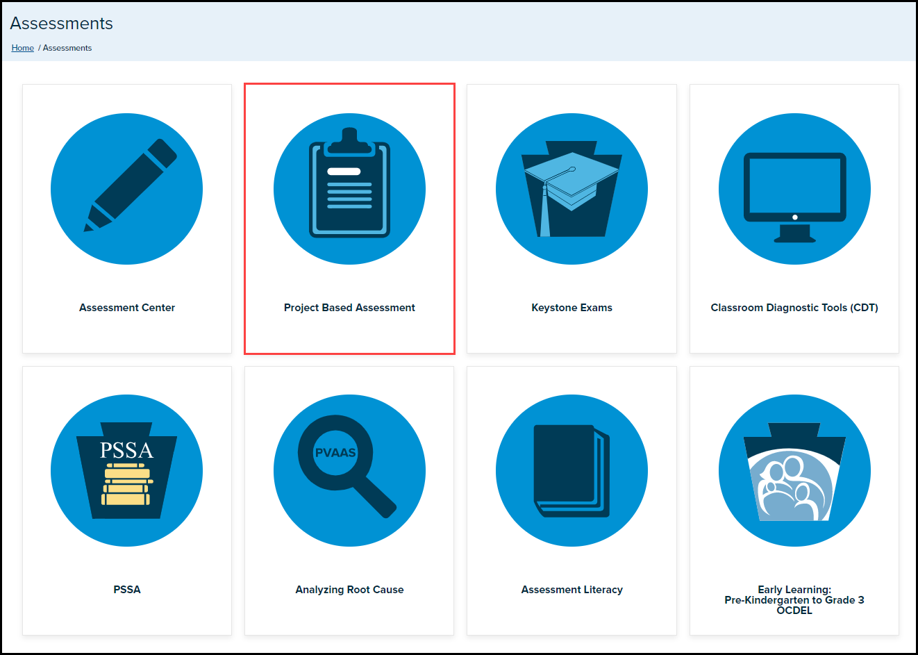 Project Based Assessment – PDESAS