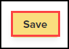 save button highlighted